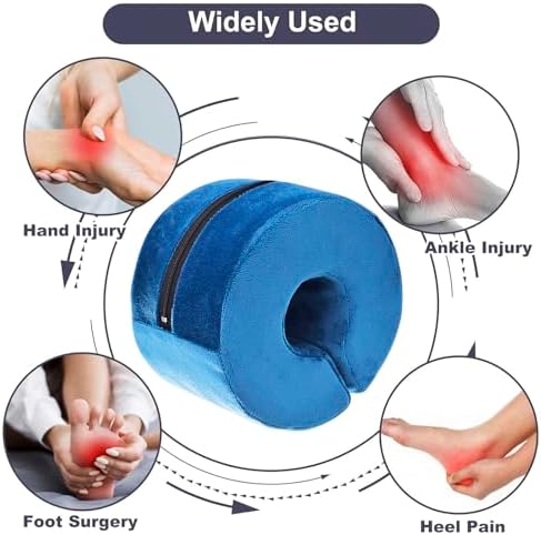 OhMill Ankle Foam Cushion Foot Elevation Pillows Ankle Heel Elevator Wedge Foot - Image 2