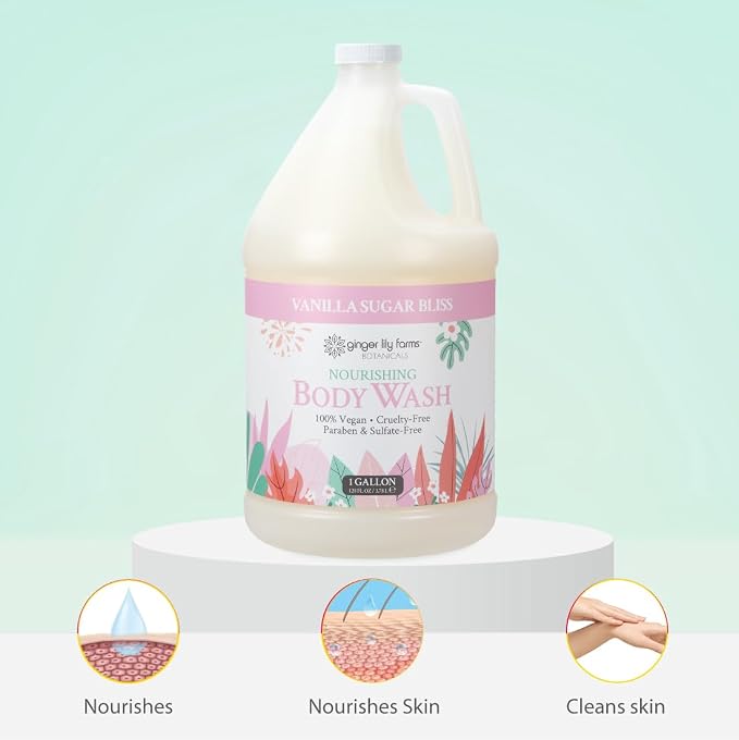 Ginger Lily Farms Botanicals Nourishing Body Wash, 100% Vegan & Cruelty-Free - Image 5