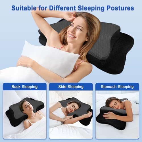 Pain Relief Cervical Pillow for Neck Support, Adjustable Ergonomic Pillow - Image 4