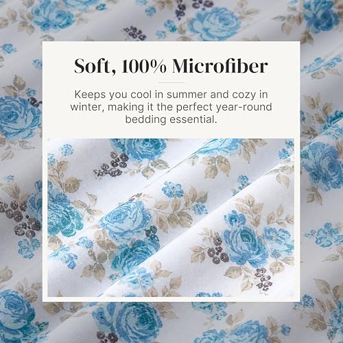 Modern Threads Printed 3-Piece Extra Soft Bedding Sheets & Pillowcase Set - Image 5