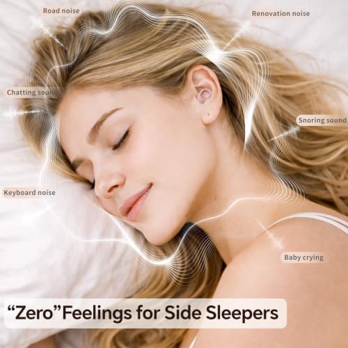 Ear Plugs for Sleeping, 25-29dB Soft Silicone Ear Plugs for Side Sleepers - Image 4
