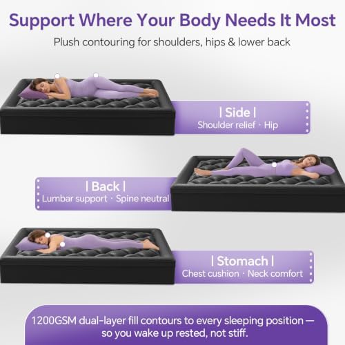 ChiXpace Full Mattress Topper, Viscose Derived from Bamboo, Soft Pillow Top - Image 5