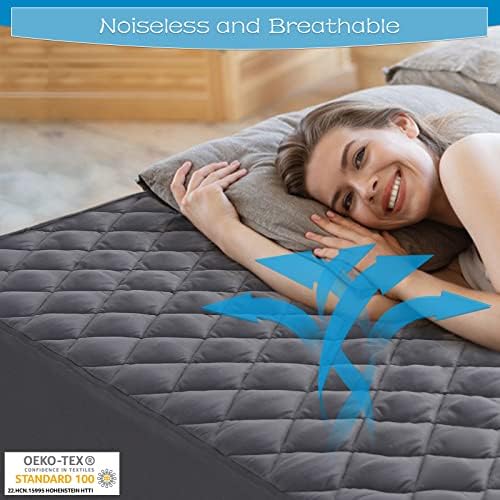 GRT Twin XL Size Waterproof Mattress Pad - Image 3
