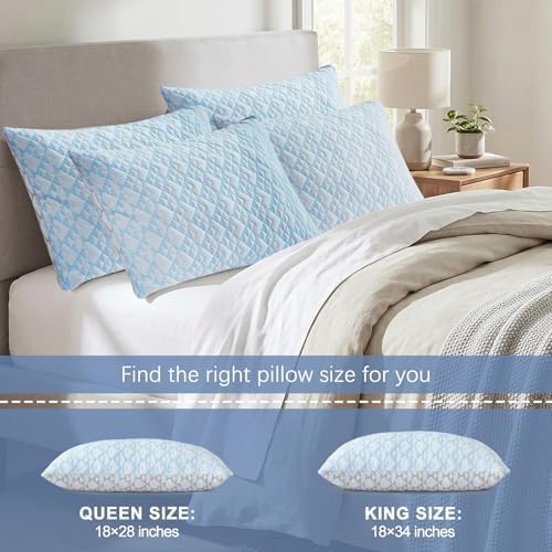 Cooling Shredded Memory Foam Pillows: Adjustable Bed Pillows - Image 6