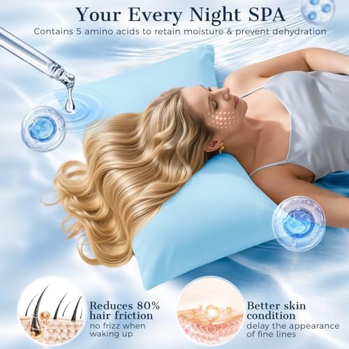 Cooling Pillow Cases 2 Pack Standard Size Cooling Pillowcases - Image 3