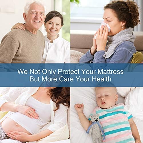 Queen Mattress Pad, Queen Mattress Protector Waterproof Quilted - Image 4