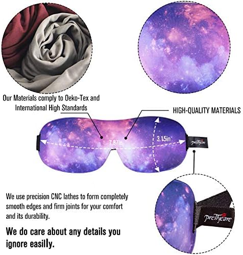 PrettyCare 3D Sleep Mask 2 Pack, Eye Mask - Image 5