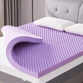 SINWEEK 3 Inch Egg Crate Memory Foam Mattress Topper Twin Size, Soft Mattress by SINWEEK