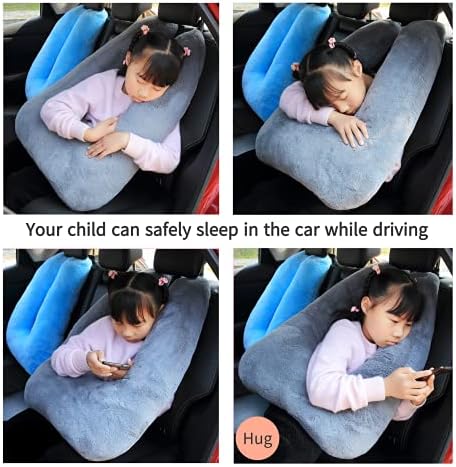 FHSGGP Travel Pillow Car Pillow Kid Car Sleeping Red - Image 6