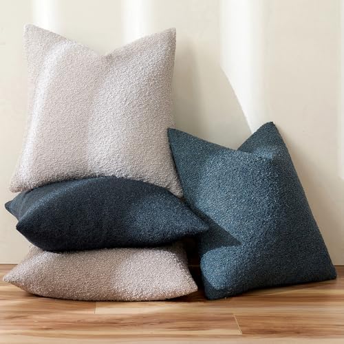 MIULEE Textured Boucle Lumbar Pillow Cover - Image 5