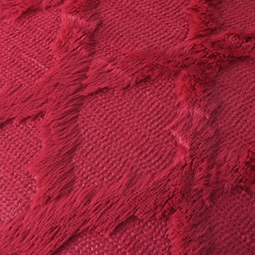 Set of 2 Soft Moroccan Throw Pillow Covers 24x24 Inch Plush Boho Decorative - Image 5