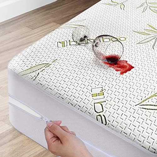 Bamboo Mattress Protector with Zipper by DreamFieldLinen