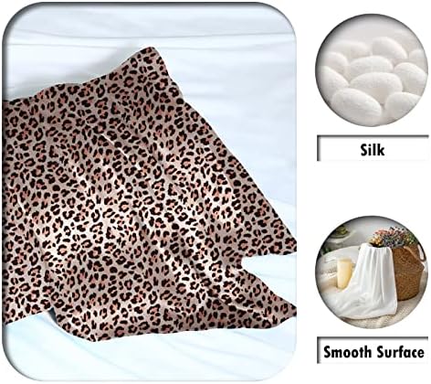 Mulberry Silk Pillowcase for Hair and Skin King Size Leopard Print Silk Pillow - Image 2
