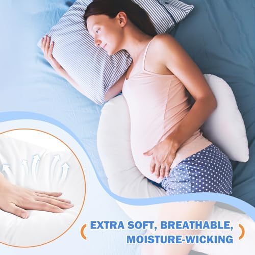Salcod Pillowcase Compatible for Contour Swan Body Pillow - Image 2