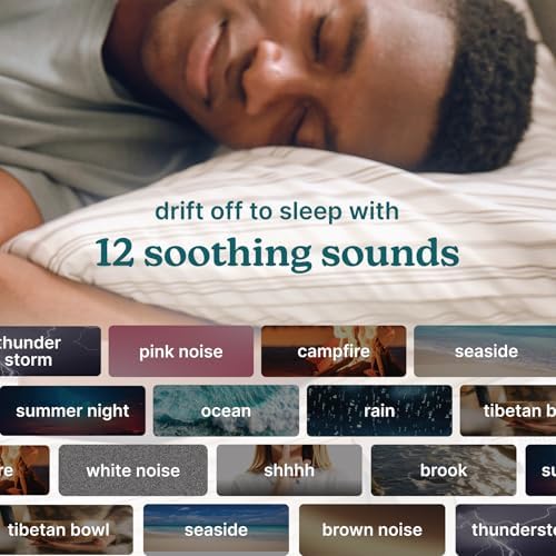 Homedics Sleep Better Portable Sound Machine, Night Light - Image 3