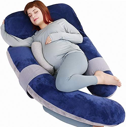 MOON PINE 60 Inch Pregnancy Pillow, Detachable U Shaped Full Body Pillow by MOONPINE