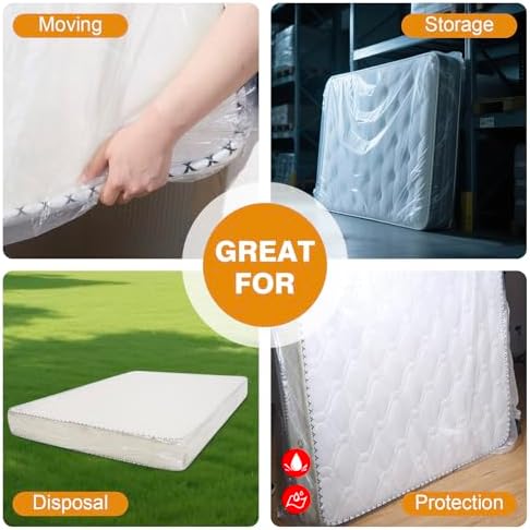 Crib Mattress Storage Bag, Heavy-Duty 4 Mil Thick Waterproof Crib Mattress - Image 5