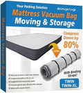 Foam Mattress Vacuum Bag with 4 Adjustable Straps, Twin/Twin XL by StorageLogic