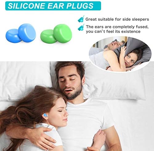 Silicone Ear Plugs for Sleeping Swimming, Reusable Moldable Noise Cancelling - Image 5