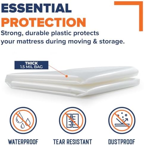 Queen & King Mattress Bags for Moving, Fits Queen & King Mattress Bag for - Image 4