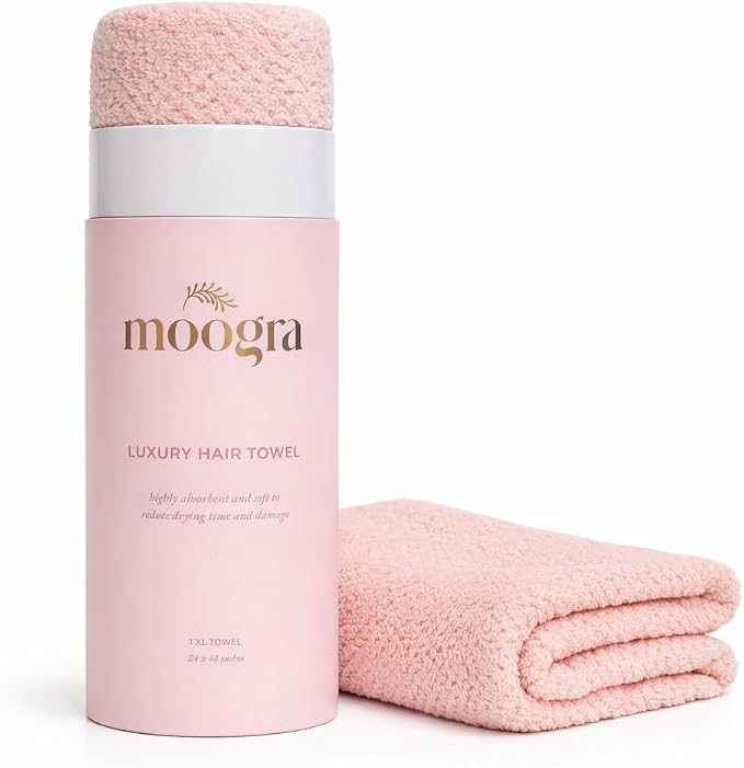 Luxury Microfiber Hair Towel Wrap by MoograBeauty