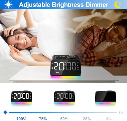 JALL Digital Alarm Clock with FM Radio - Image 2