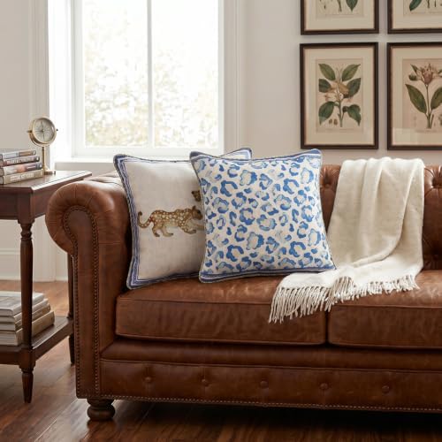 patdrea Designer French Vintage Linen Throw Pillow Cover - Image 7