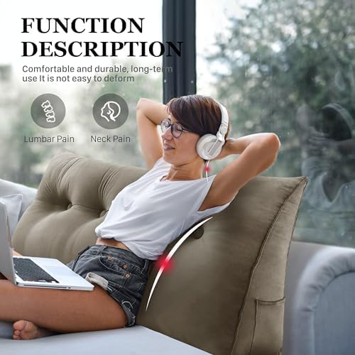 10 lbs Thickened Wedge Pillow Headboard Body Positioner Bed Wedge Pillow - Image 4