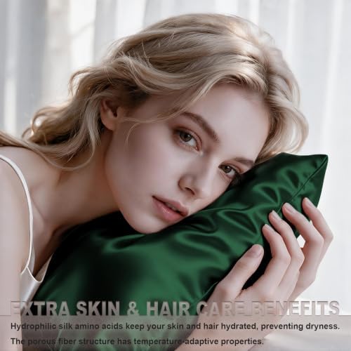 LYSHIN Silk Pillow Cases 2 Pack Standard Size - Image 3