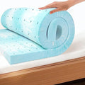 EGO 2 Inch Twin XL Mattress Topper Gel Memory Foam by MLILY