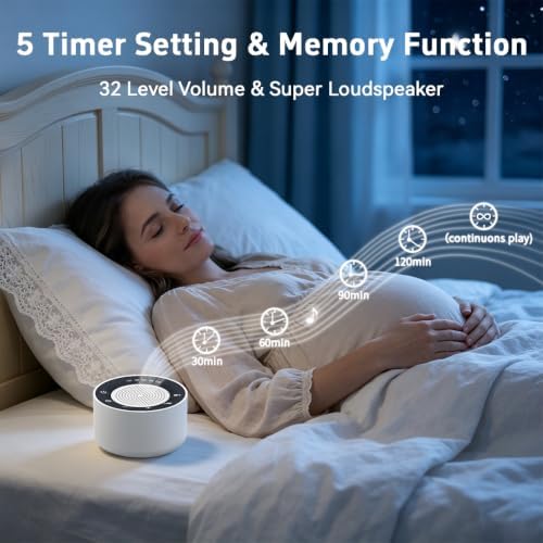 Small Sound Machine Portable White Noise Machine Baby Shushing Brown Noise - Image 4