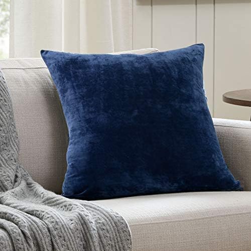 EVOLIVE Micromink Euro Sham Cover 26"x26", Hidden Zipper, 1 Pack - Image 3