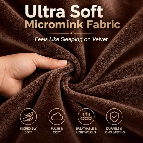 EVOLIVE Micromink Body Pillow Cover 21"x54", Zipper Closure - Image 2