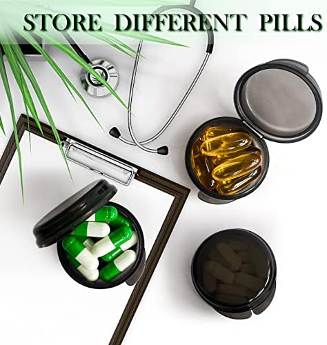 UHOUSE Small Pill Box, Daily Mini Pill Organizer Portable - Image 7