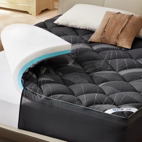 Bedlore Full Mattress Topper Dual Layer 4-Inch Memory Foam Mattress Topper by Bedlore