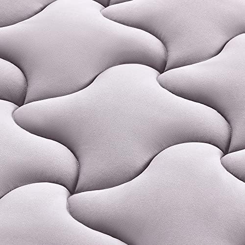 SLEEP ZONE Full Size Mattress Pad, Cooling Mattress Topper, Quilted Fitted - Image 4