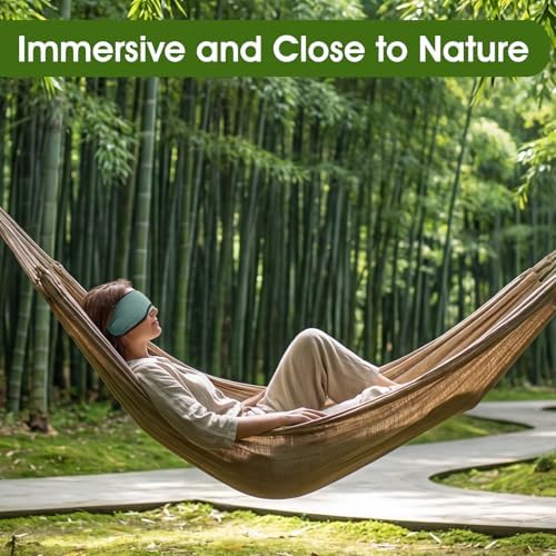 Sleep Headphones with Bluetooth 5.4 Sleep Mask, Bamboo Cotton Music Wireless - Image 5