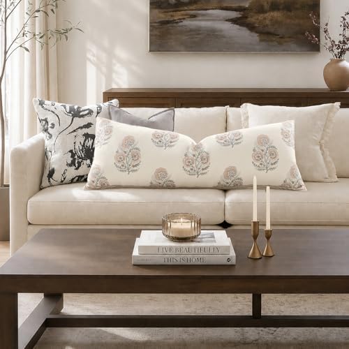 Vintage Floral 12x20 Lumbar Pillow Cover Pack of 1, Double-Sided Botanical - Image 5