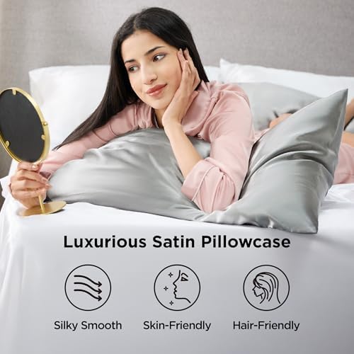 Bedsure Satin Pillowcase Standard Set of 4 - Image 2