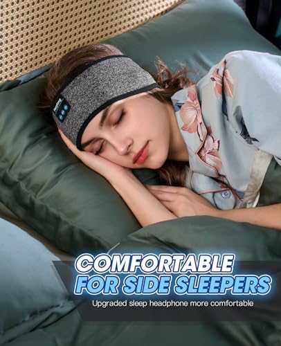 Sleep Mask and Bluetooth Headband Headphones Set, Close Your Eyes, Pull Down - Image 3