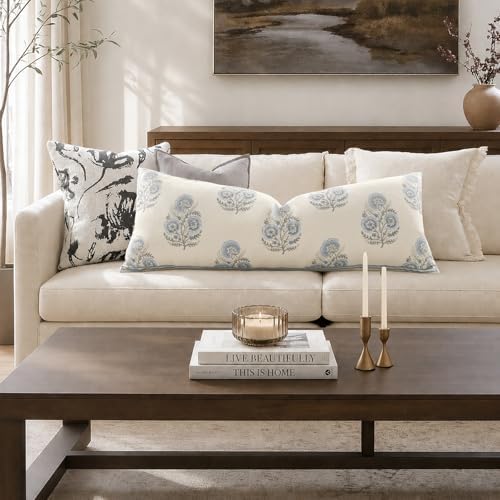Vintage Floral 14x36 Lumbar Pillow Cover - Image 4