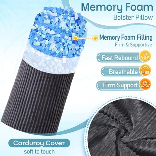 1 MIDDLE ONE Body Pillow, Memory Foam Body Pillows - Image 2