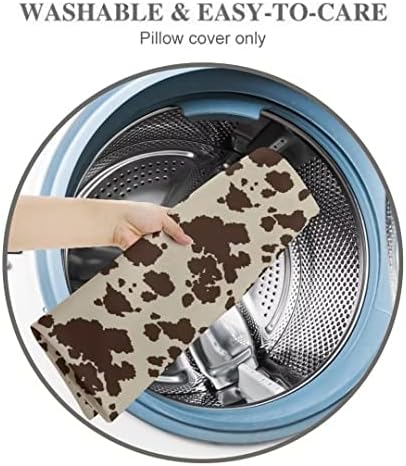 DAOPUDA Brown Cow Printed Body Pillow Cover - Image 4