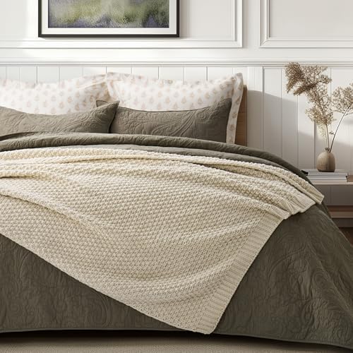 EVERGRACEHOME Chunky Chenille Knit Throw Blanket, 60 x 80 - Image 5