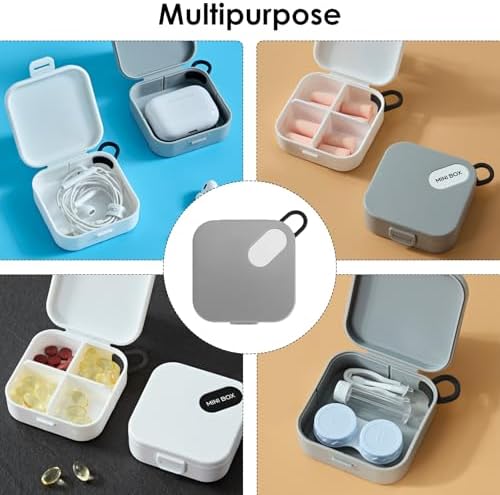 Adorila 2 Pack Portable Ear Plug Carrying Cases, Waterproof Earplug Case - Image 3