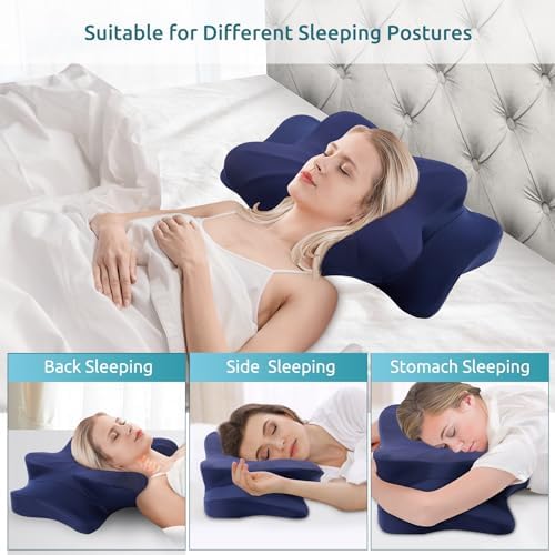 DONAMA Cervical Pillow for Neck and Shoulder Pain Relief, Cooling Contour - Image 3