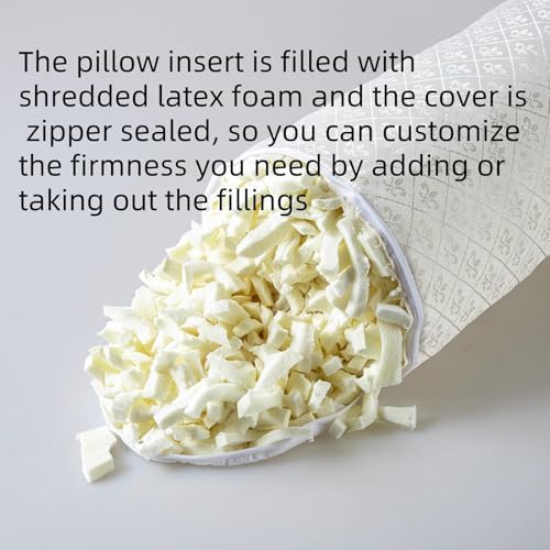 Kingnex Bolster Roll Pillow for Sleeping on Back or Side Under Knee to Relief - Image 3