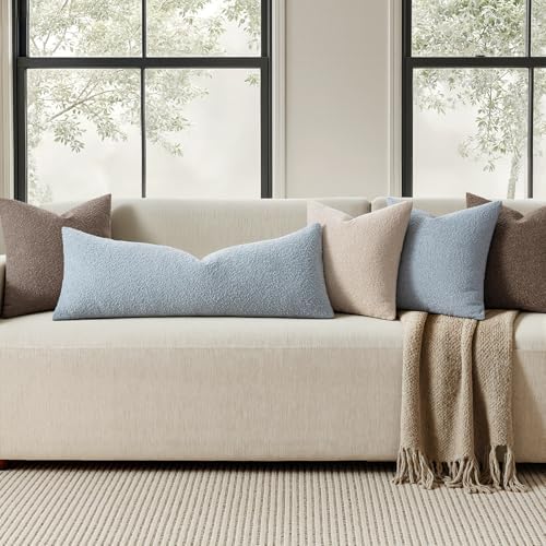 MIULEE Textured Boucle Lumbar Pillow Cover - Image 3