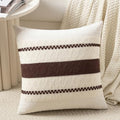 Fancy Homi Set of 1 Boho Brown Euro Decorative Throw Pillow Cover 26x26 Inch by Fancy+Homi