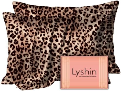 LYSHIN Silk Pillow Cases 2 Pack Queen Size by LYSHINSILKPILLOWCASES